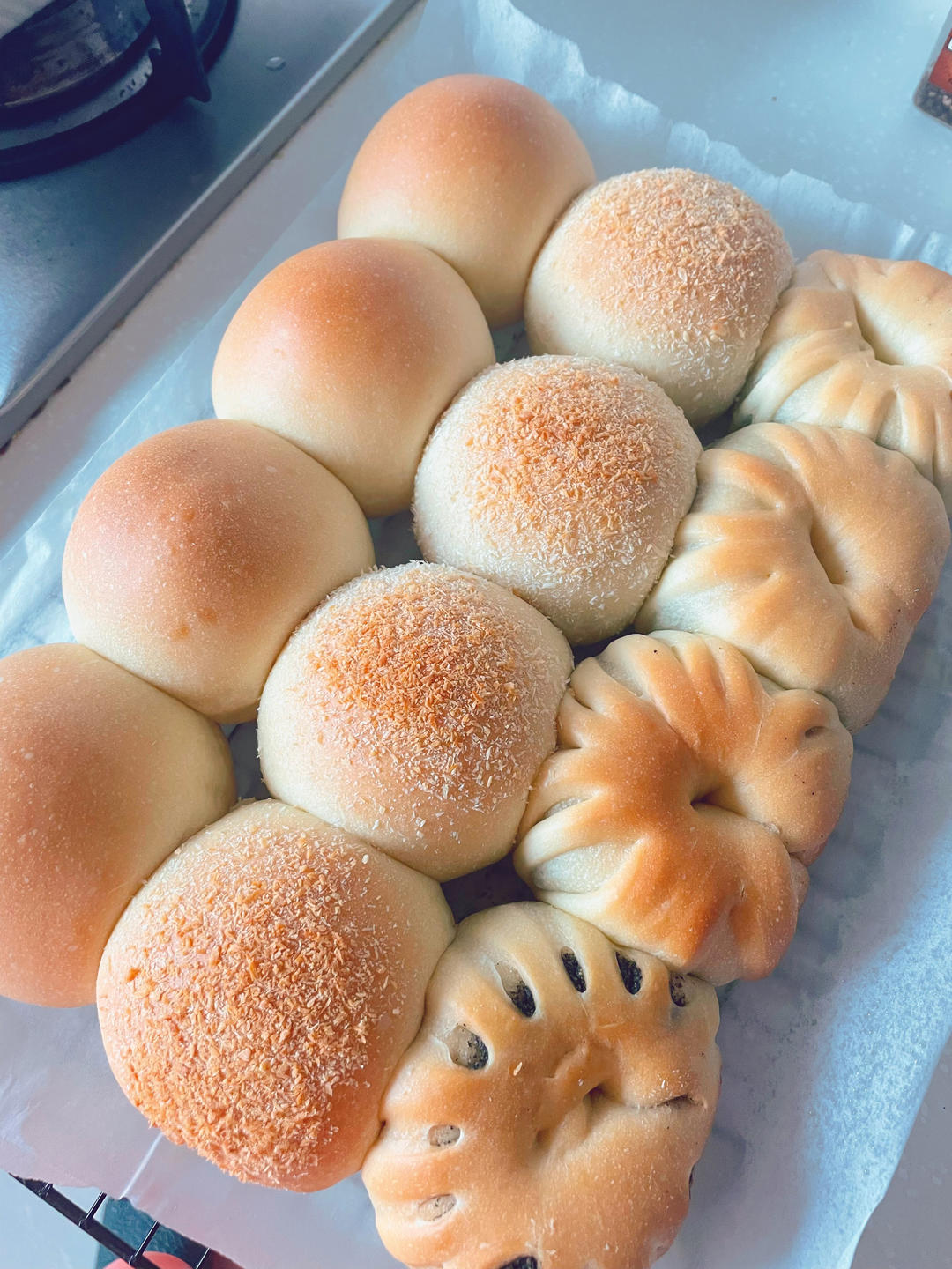 小餐包拼盘｜一份面团四种口味