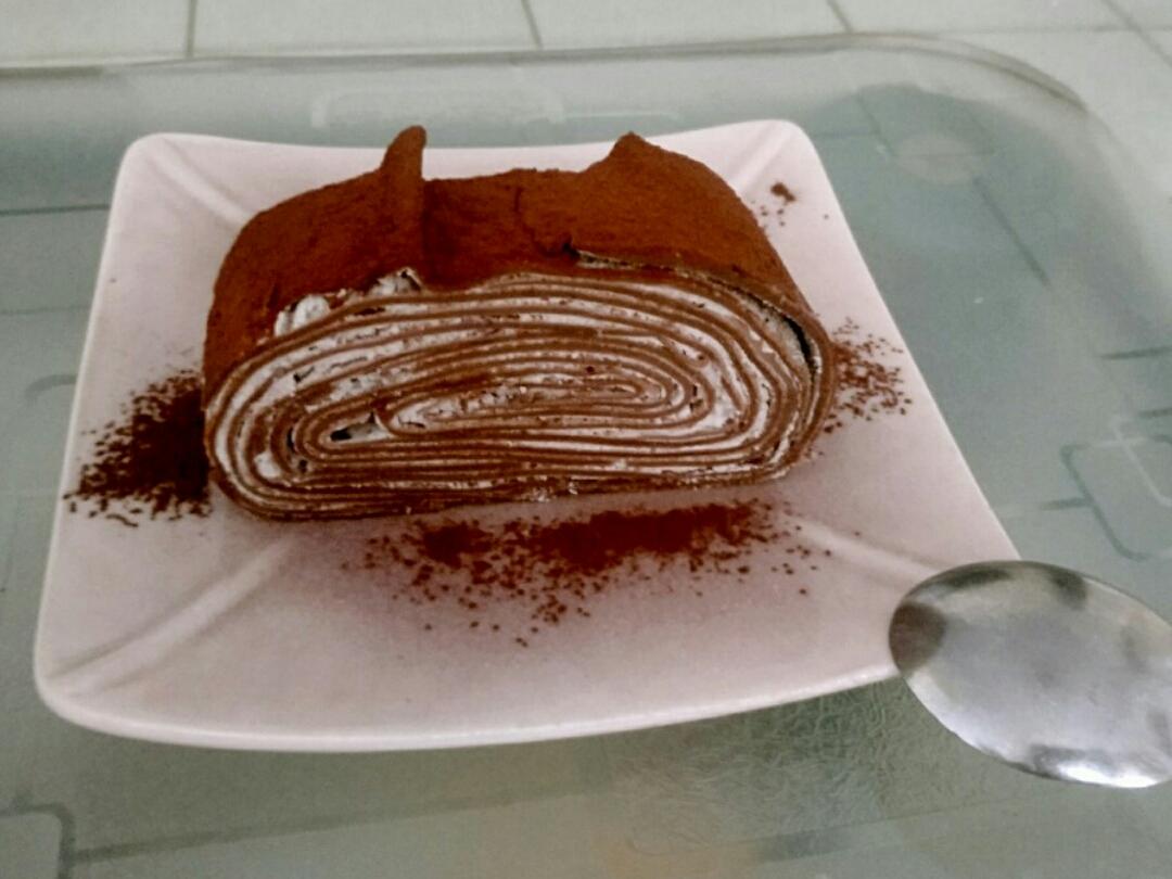 可可千层蛋糕卷