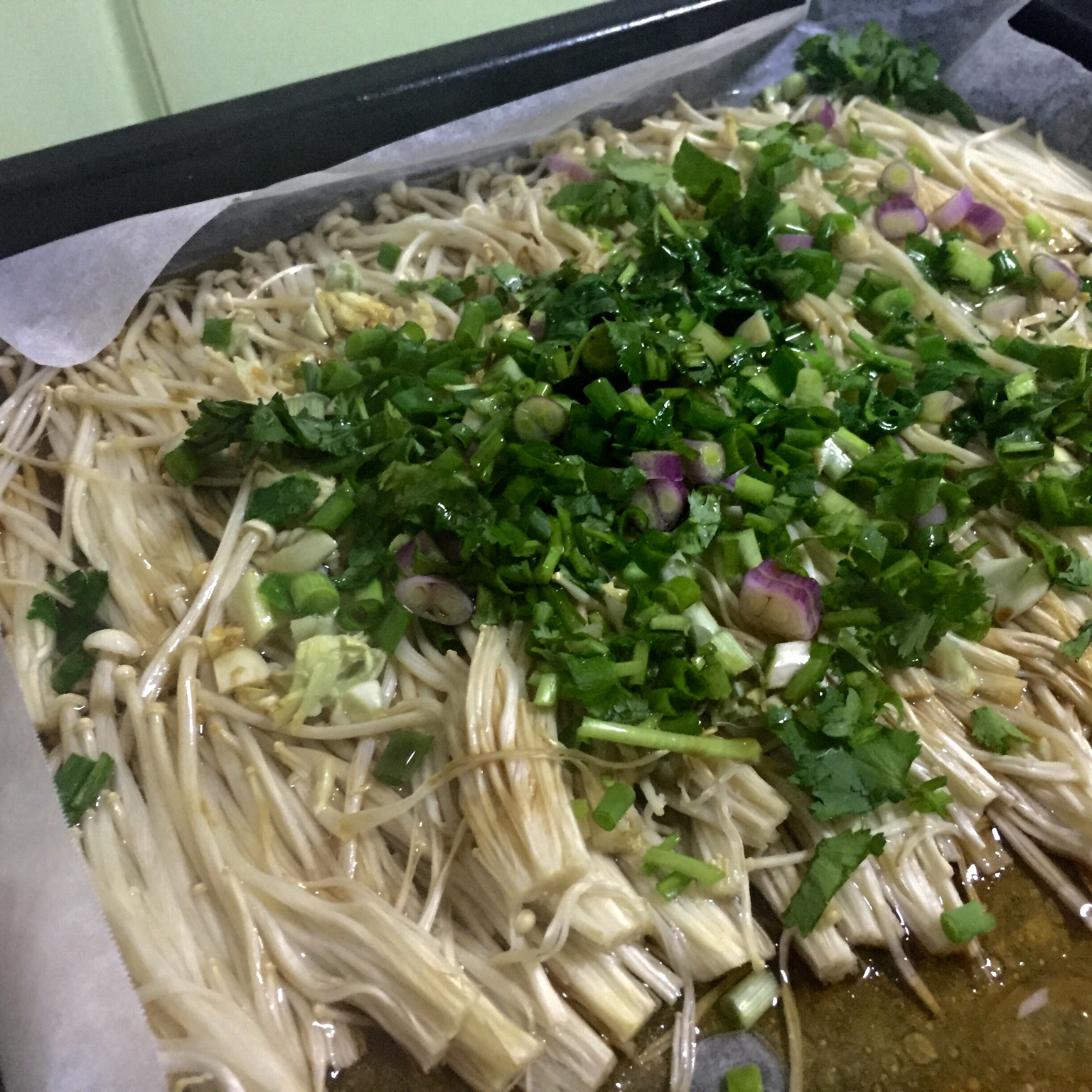 烤箱版 烤金针菇
