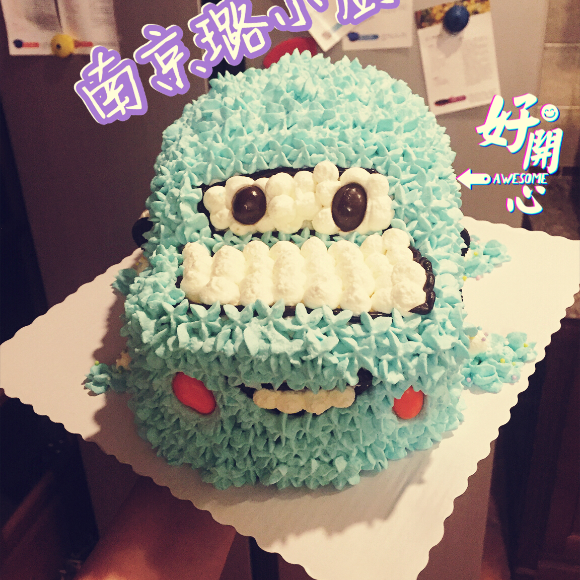 【小汽车奶油蛋糕拼装详解】