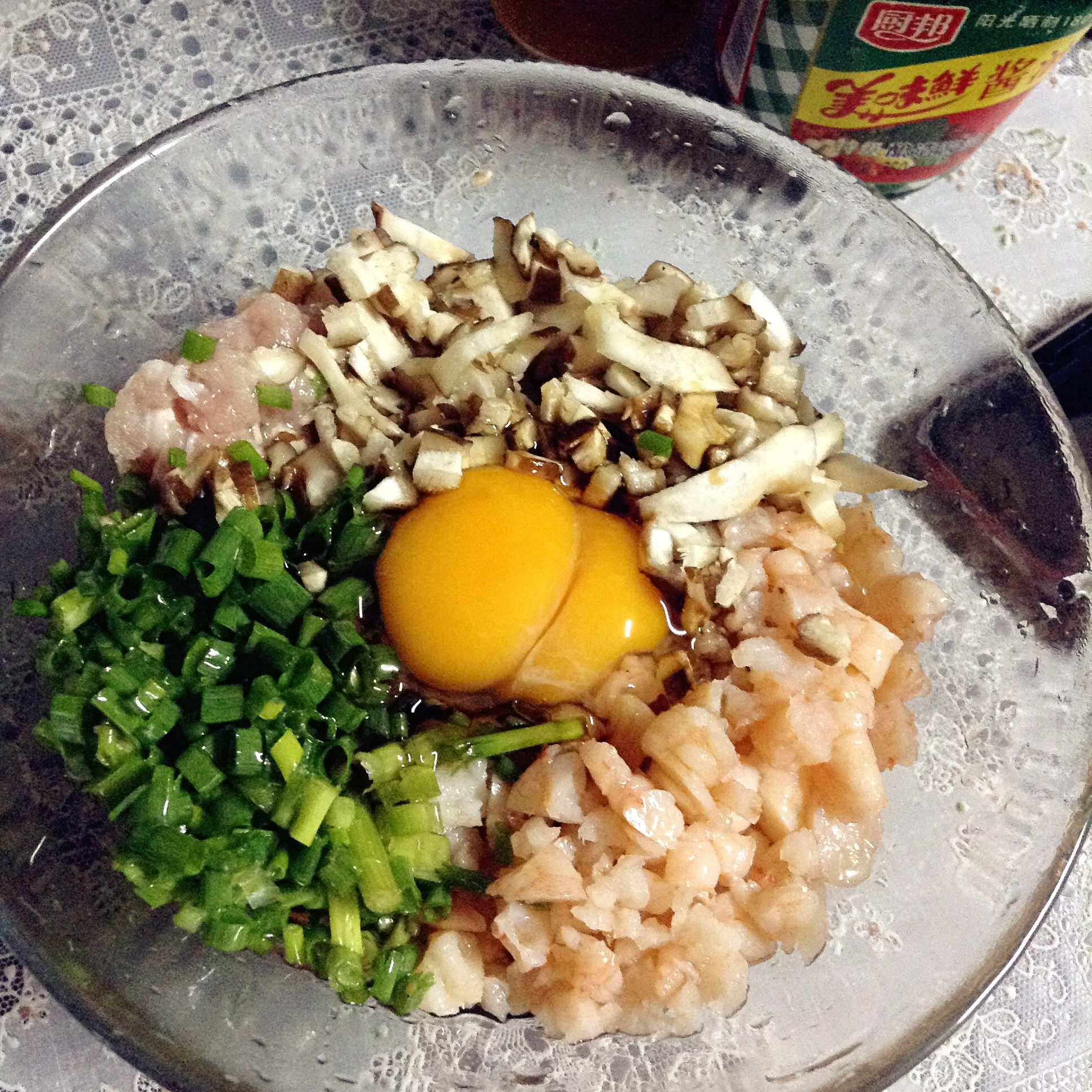 香菇鲜虾猪肉饺的做法 步骤5