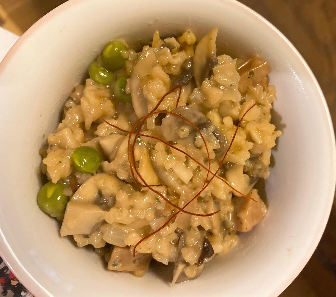 在家米其林『意大利菌菇烩饭Risotto』