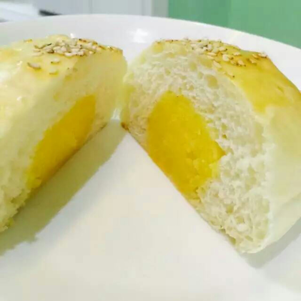 料足奶黄面包