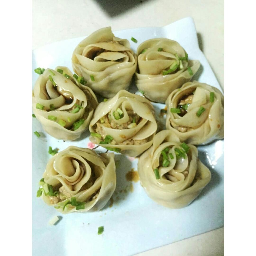 玫瑰花饺子