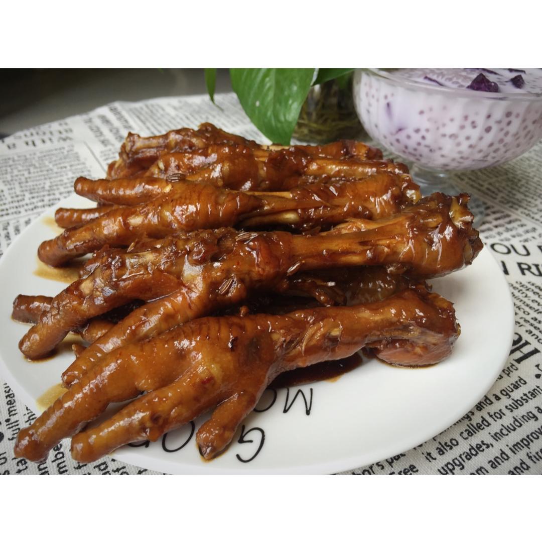 香辣烧鸡爪