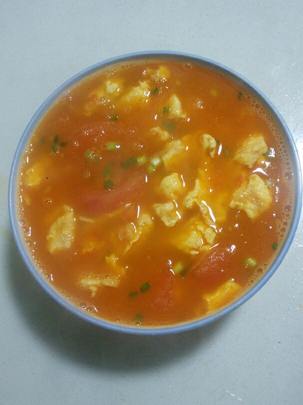 番茄煎蛋汤的做法