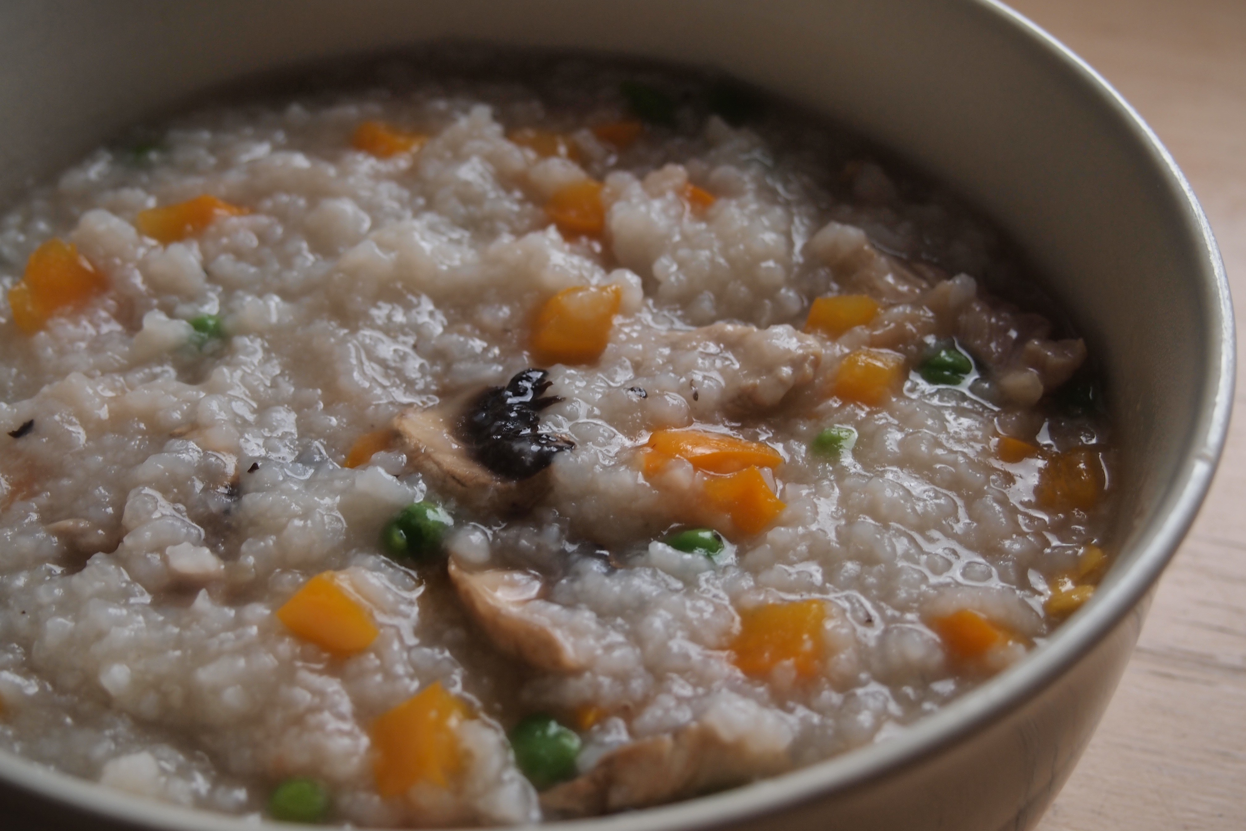 香菇鸡肉粥
