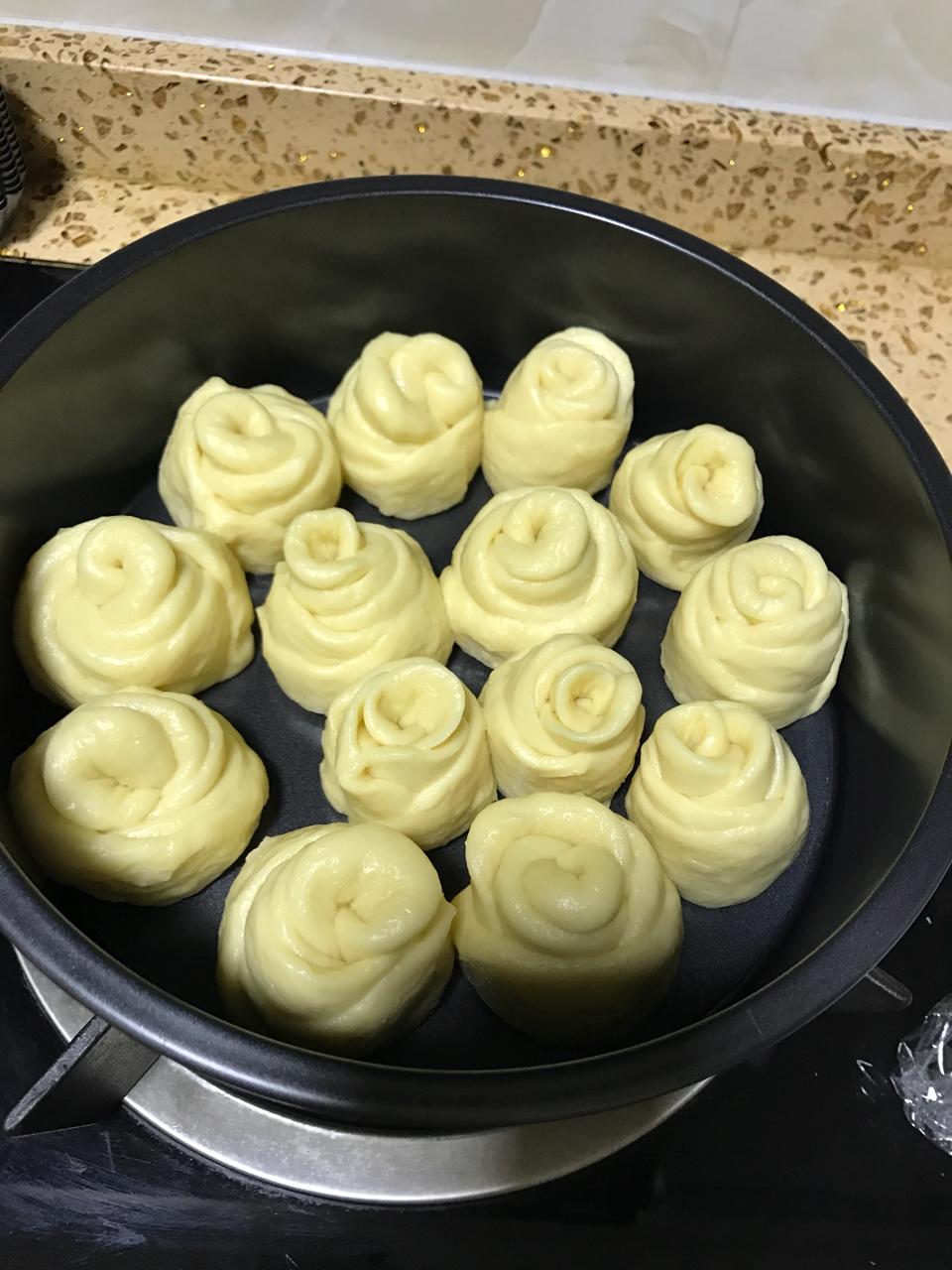 玫瑰花面包
