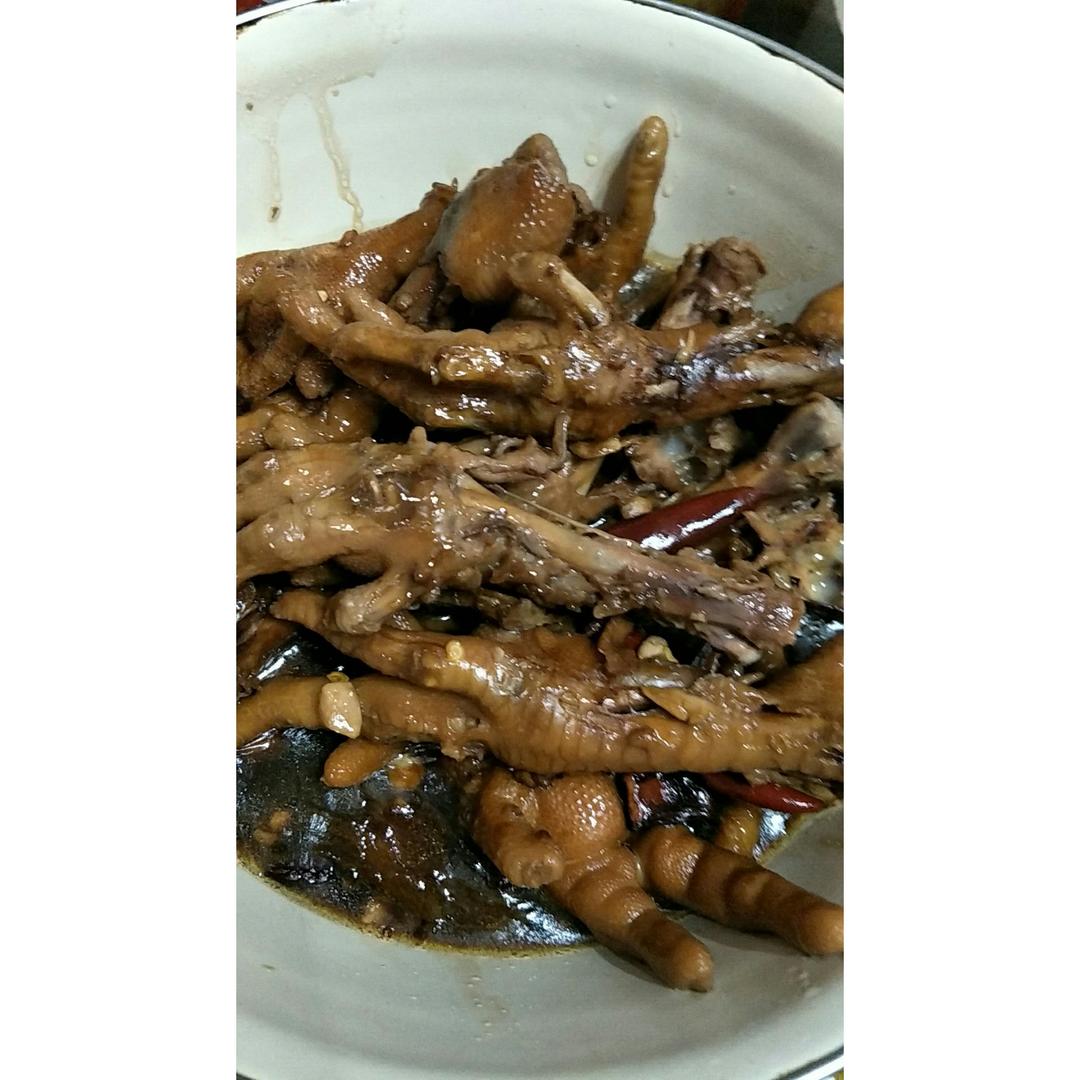 红烧鸡爪