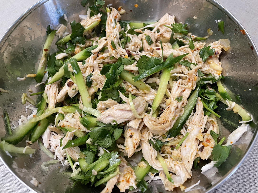 ✅ 第6道快手低脂菜✨清爽美味的柠檬鸡丝🍋鸡胸肉满分吃法💯