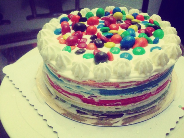 彩虹蛋糕