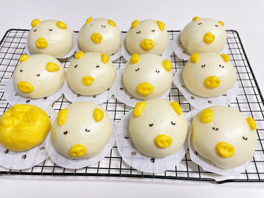 奶黄包（自制奶黄馅）