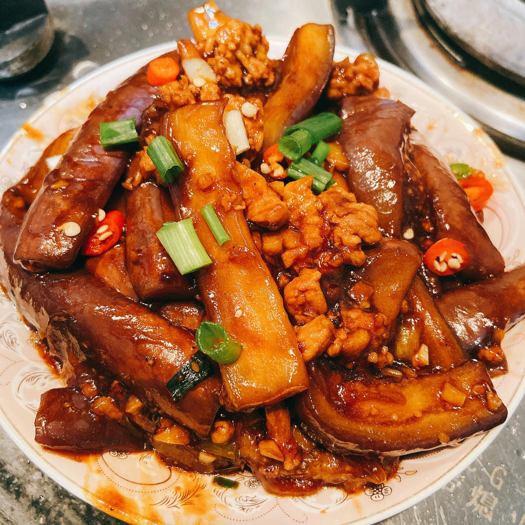 无敌好吃巨下饭的家常菜～肉沫茄子