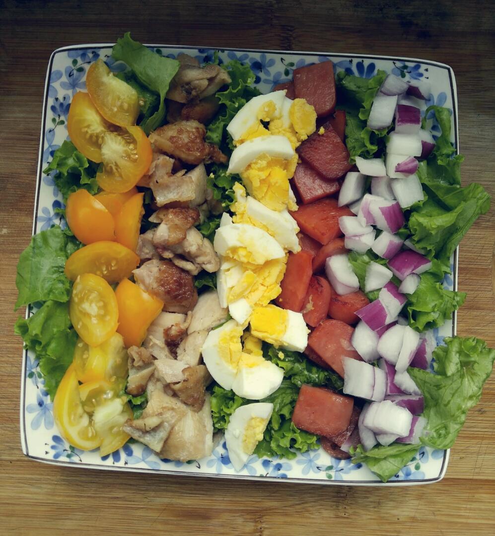 香煎鸡腿考伯沙拉【食材包操作说明】