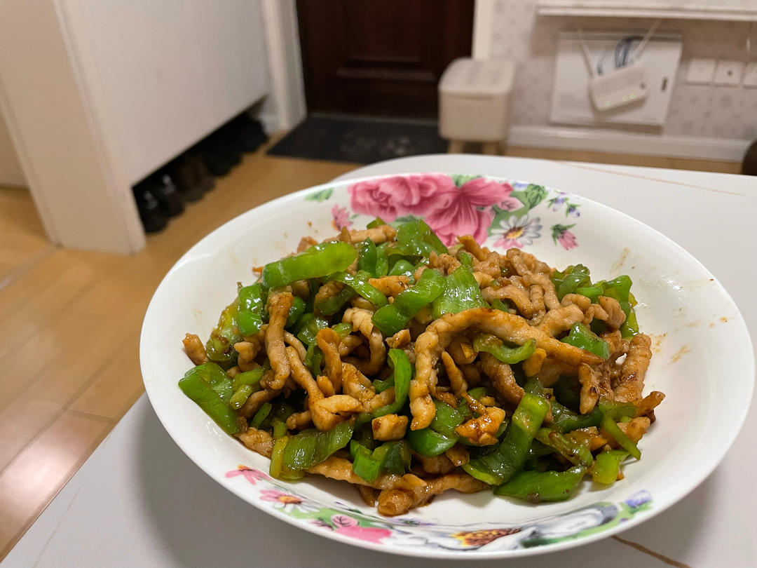 青椒炒肉丝
