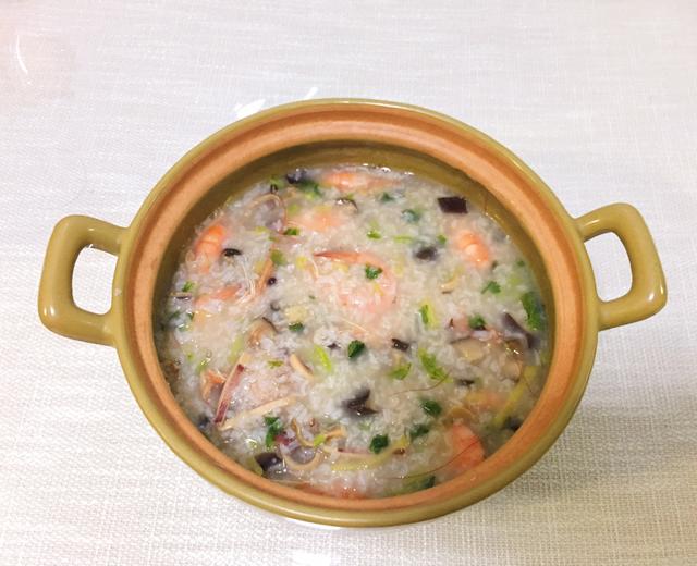 在家也能做的潮汕砂锅粥（潮汕海鲜砂锅粥）的做法