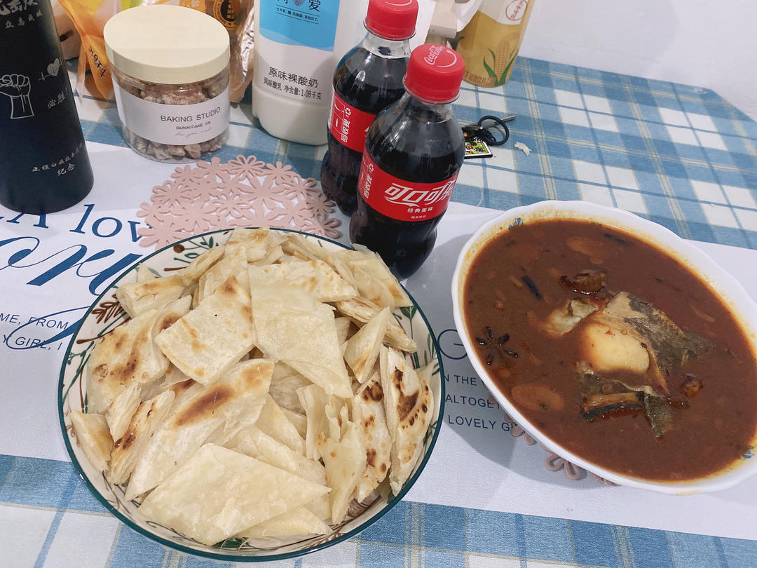 鱼头泡饼的泡饼～超简单，超好吃