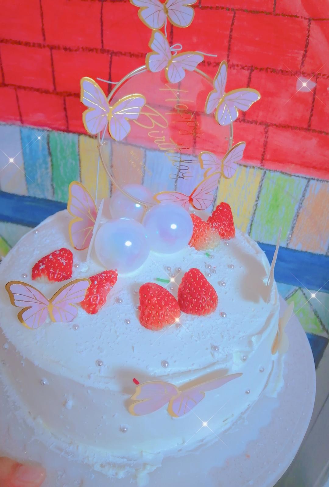 8寸水果生日蛋糕