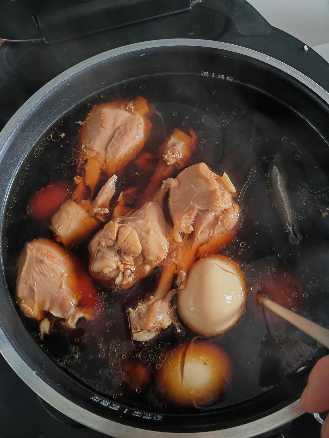 爆好吃的卤鸡腿 卤蛋❗电饭煲 炒锅都可以做~