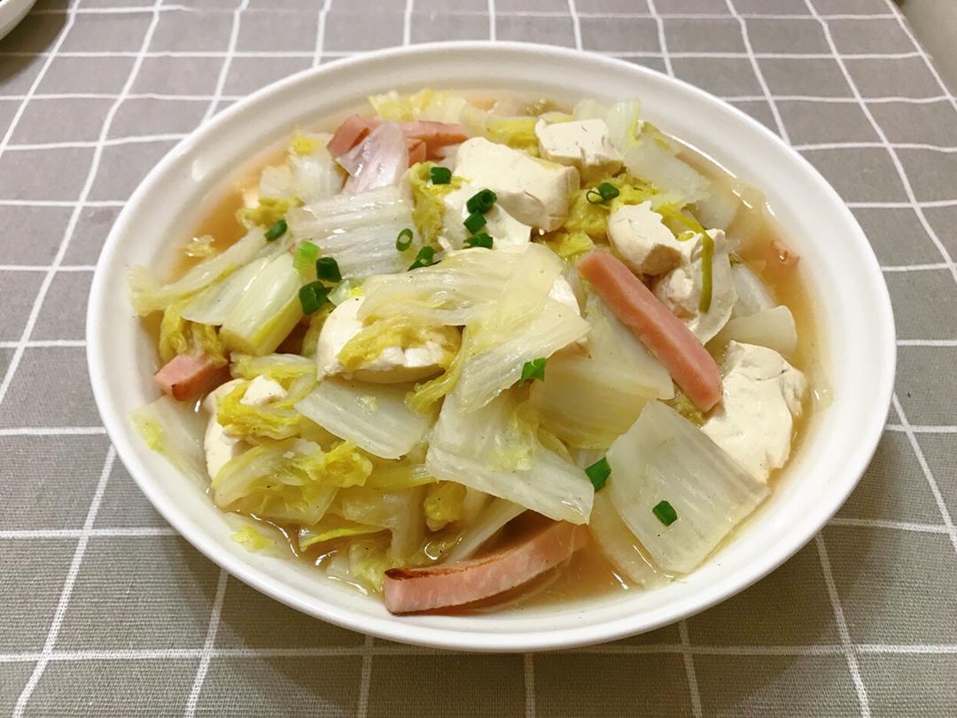 白菜炖豆腐