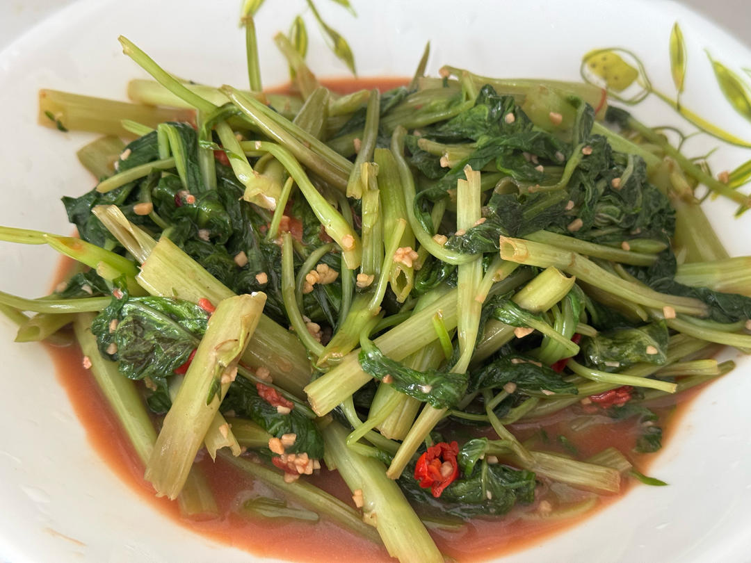 腐乳空心菜，好吃还减肥