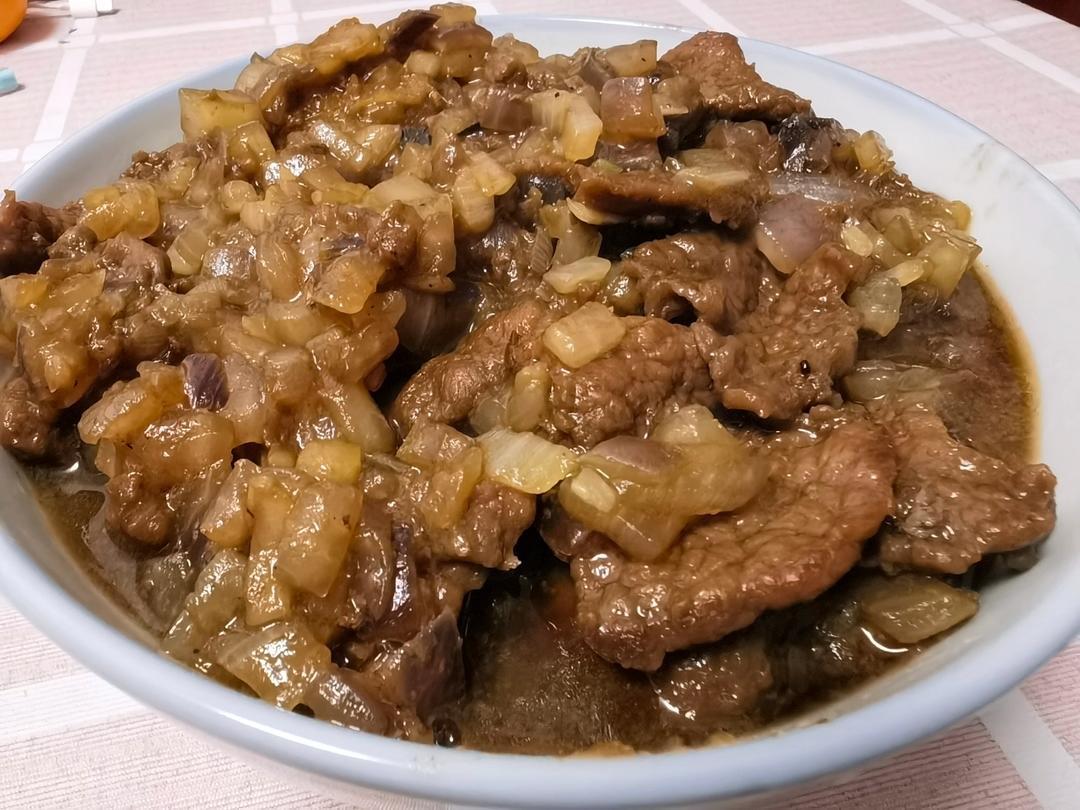洋葱炒牛肉