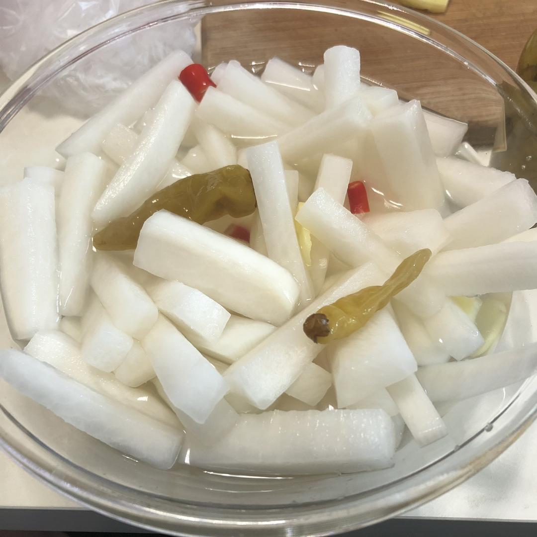 konichiwa做的爽口腌萝卜
