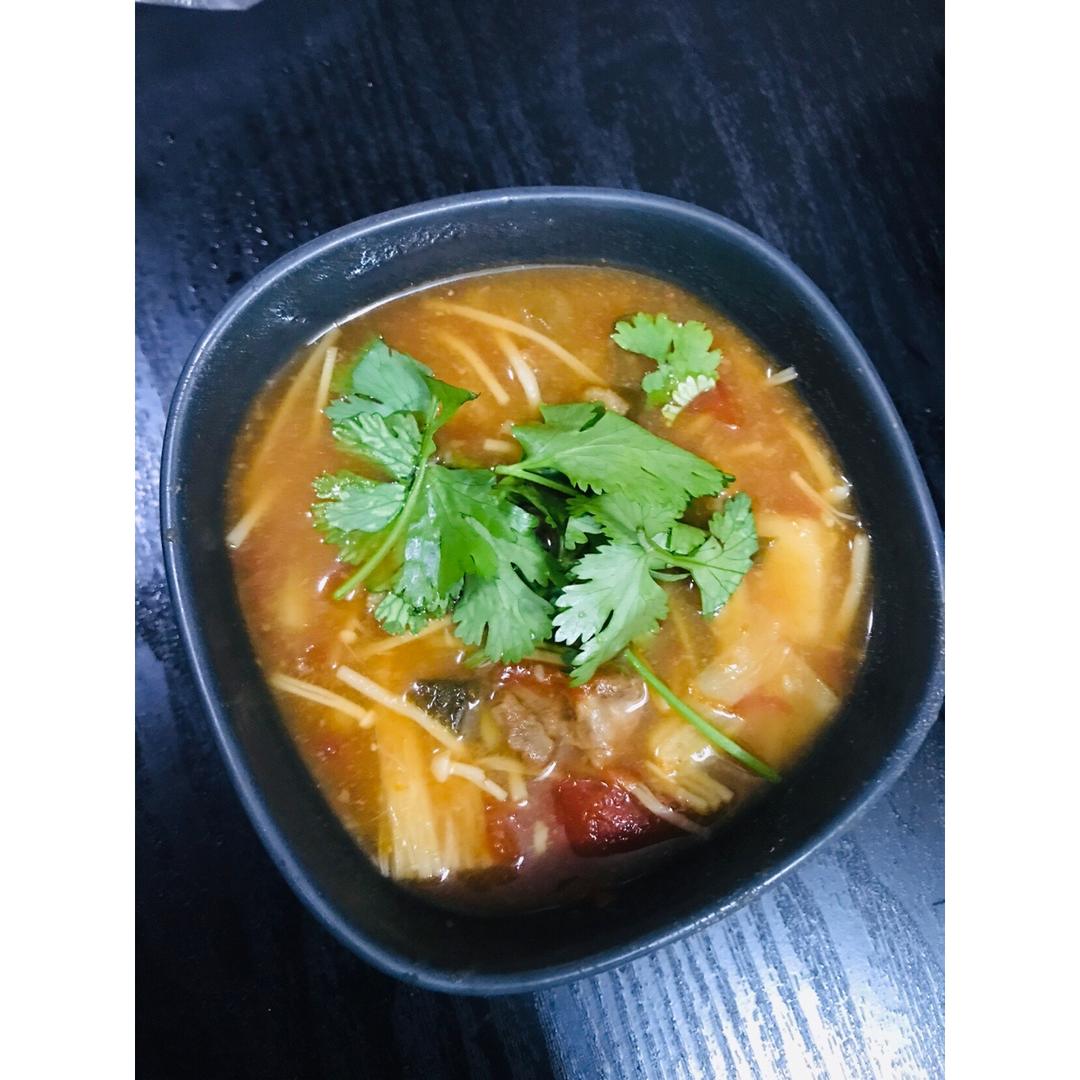 番茄土豆炖牛腩