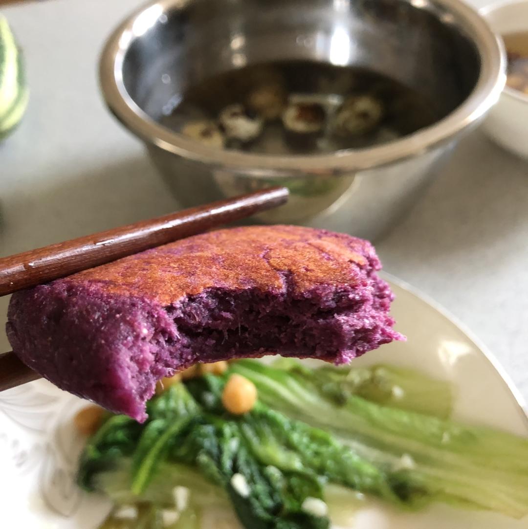 全麦紫薯饼（减脂碳水低GI）糯米口感