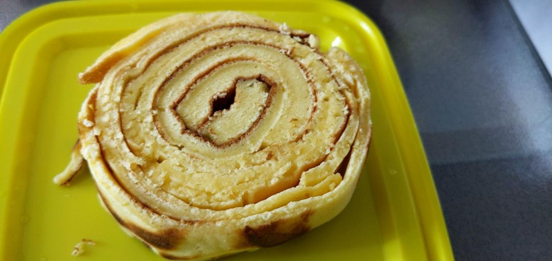 『德国树桩』松软香甜的年轮蛋糕Baumkuchen|平底锅版