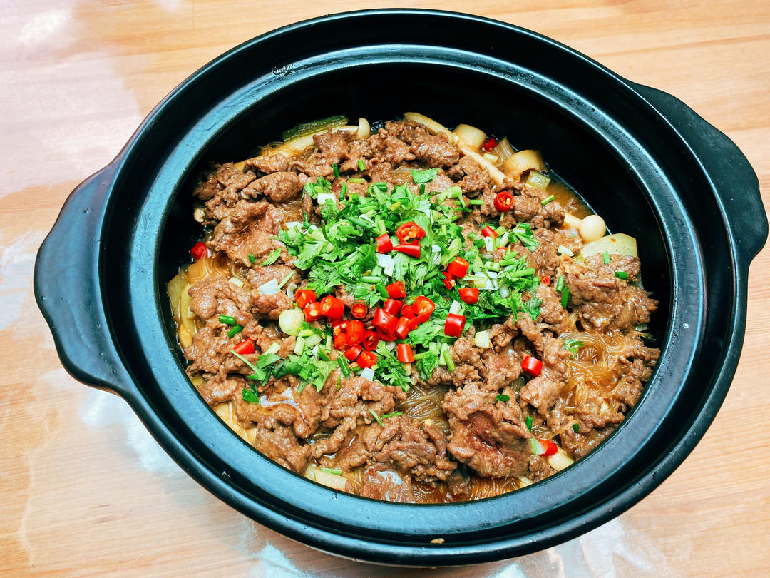 沙茶牛肉煲(潮汕味道)