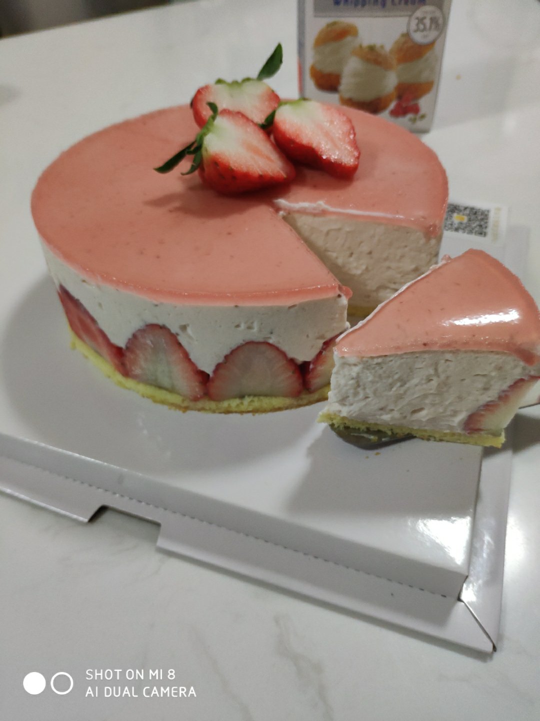 圣诞草莓冻芝士蛋糕（Kiri品牌公开课）
