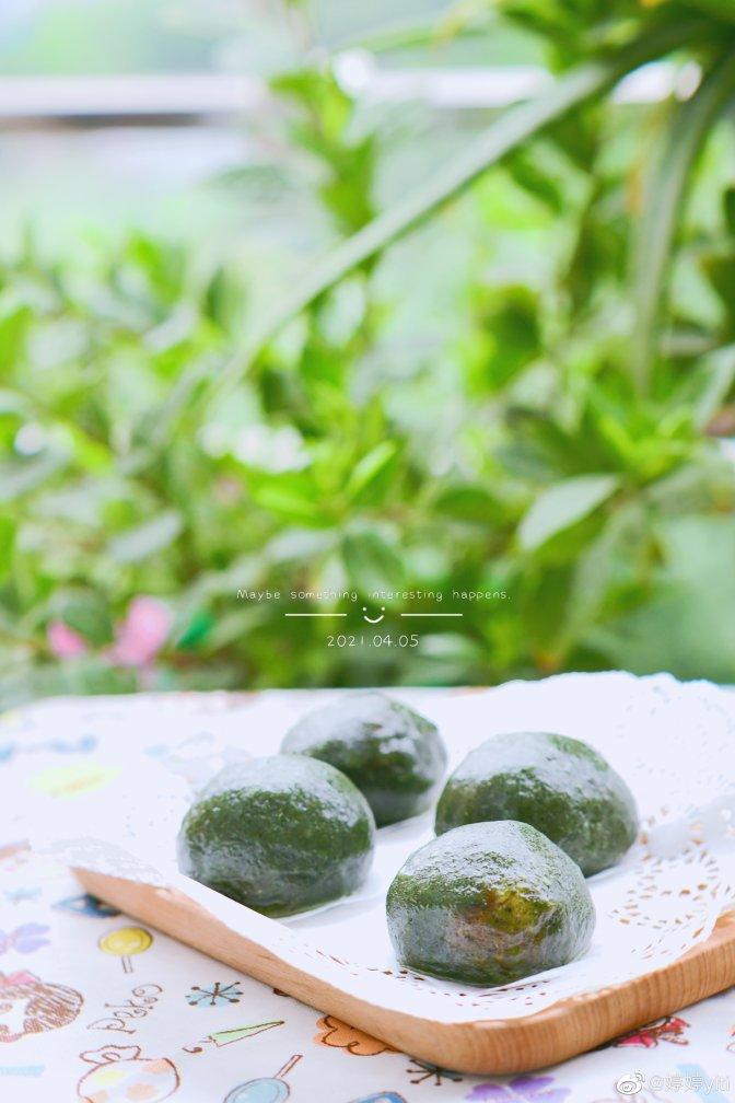 《Tinrry+》咸蛋黄肉松青团+红豆沙青团