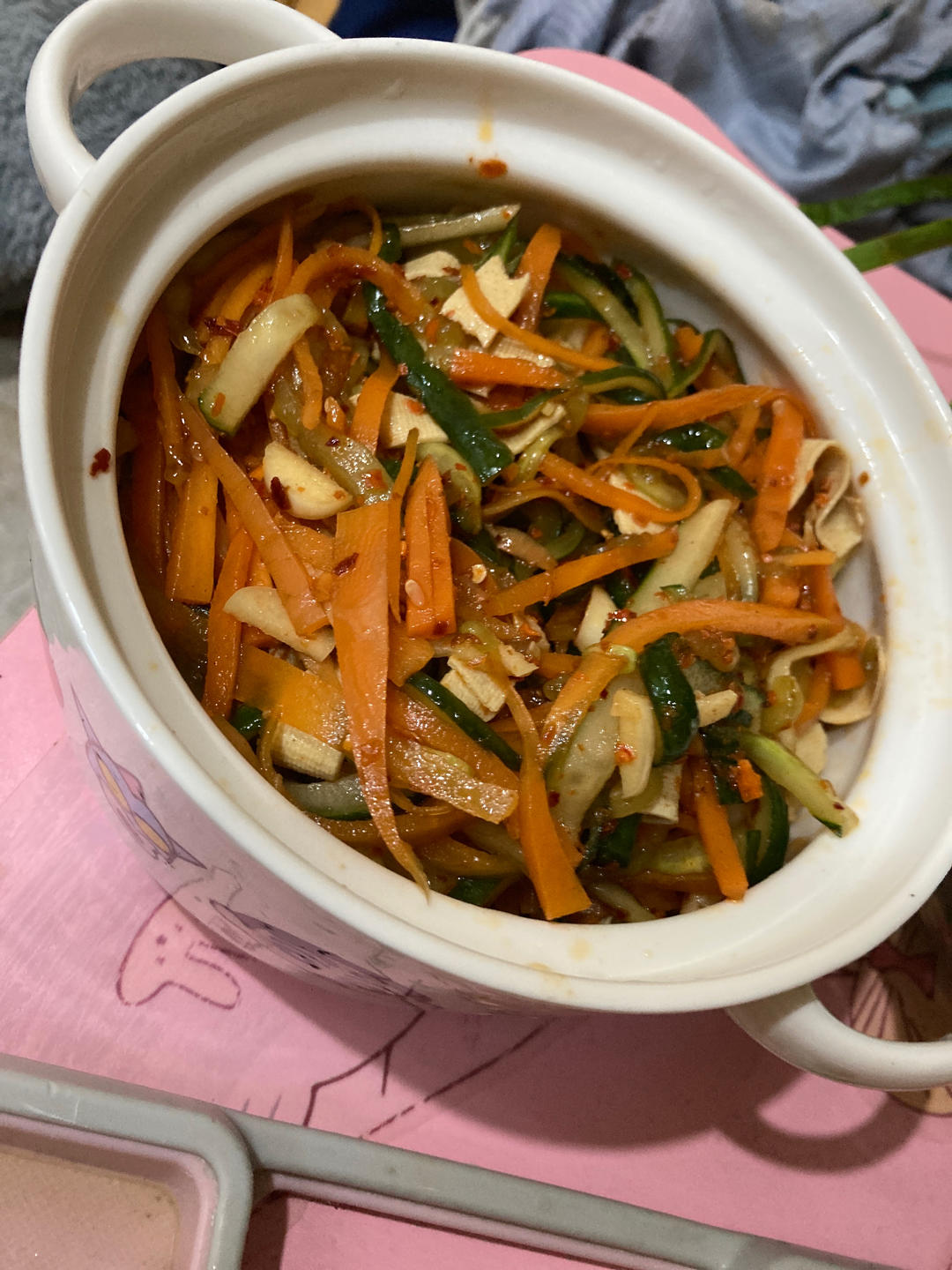 凉拌三丝