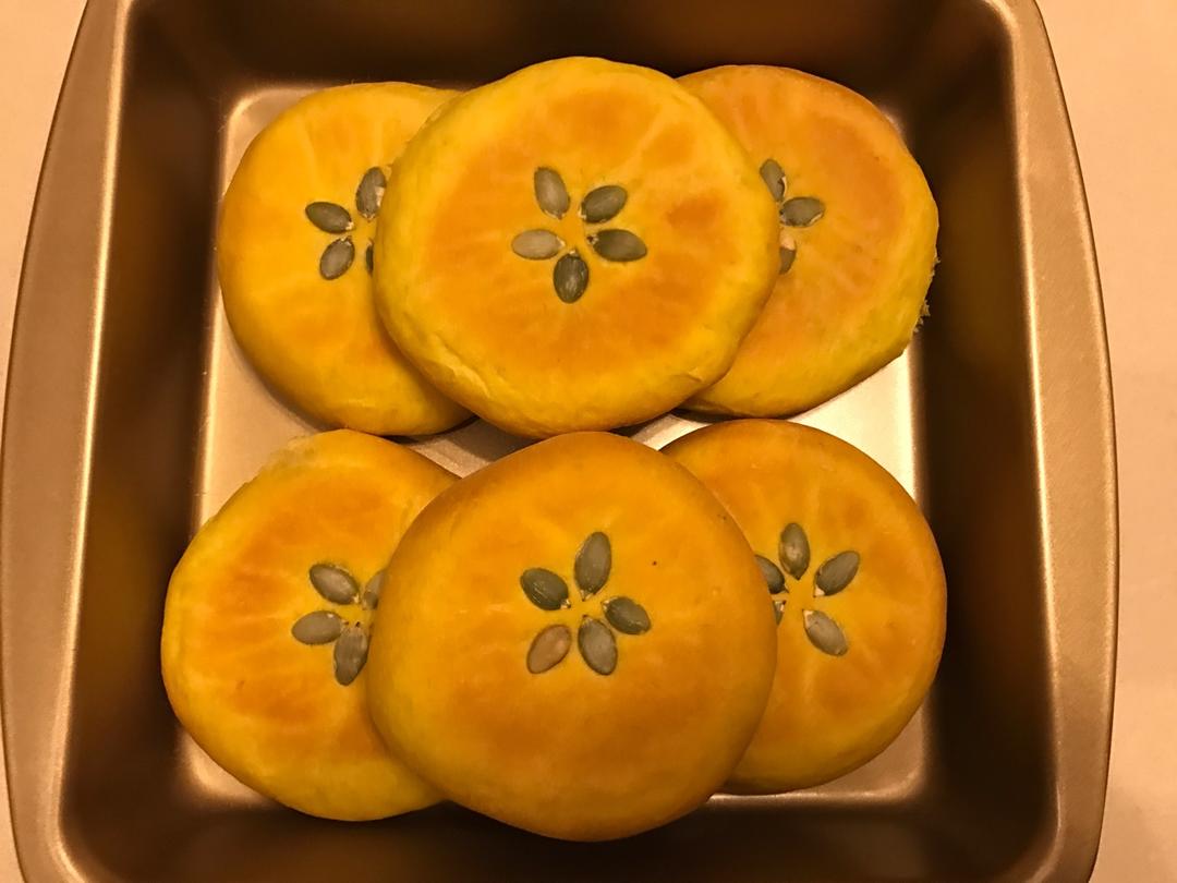 南瓜红豆包