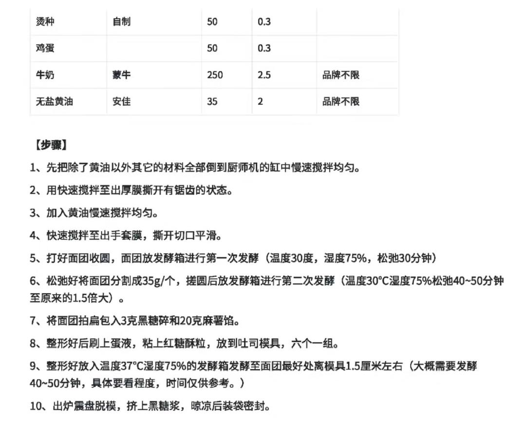 纯奶手撕吐司的做法 步骤1