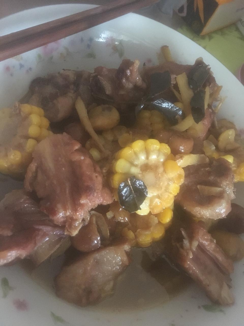 板栗烧排骨