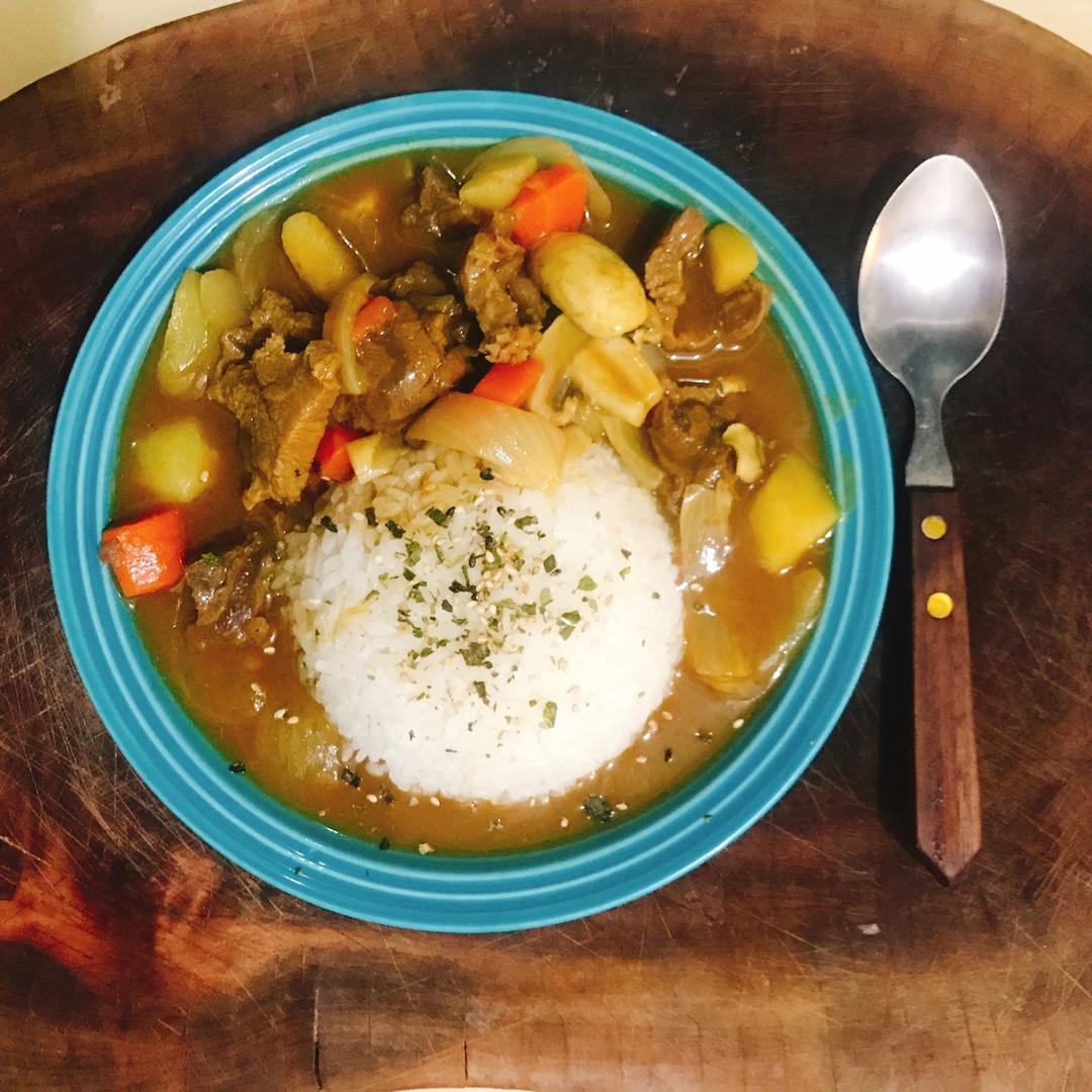 堂妈教你做咖喱牛肉饭