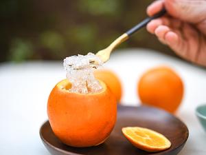 橙子盐蒸燕窝的做法 步骤7