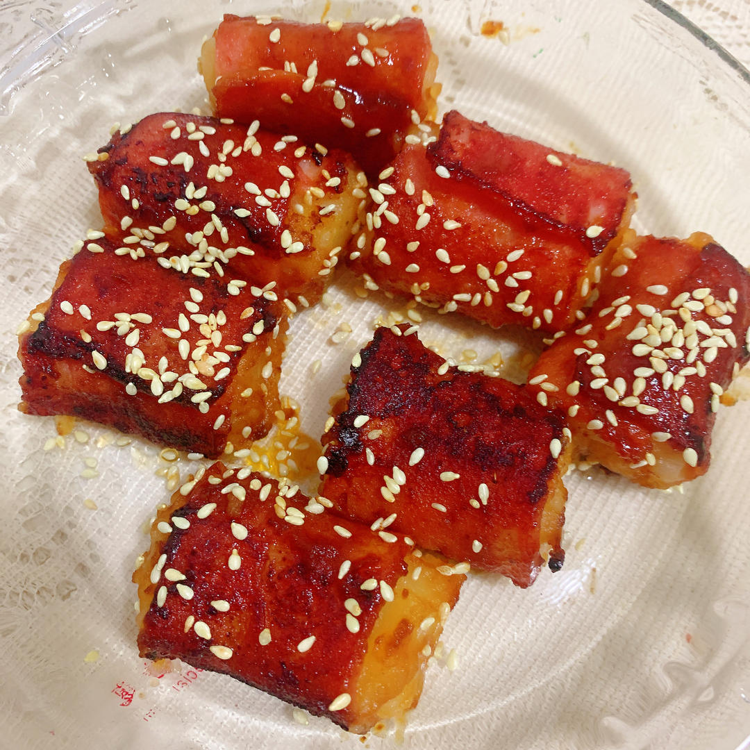 馋哭隔壁小孩❗️土豆新吃🔥照烧土豆泥培根卷