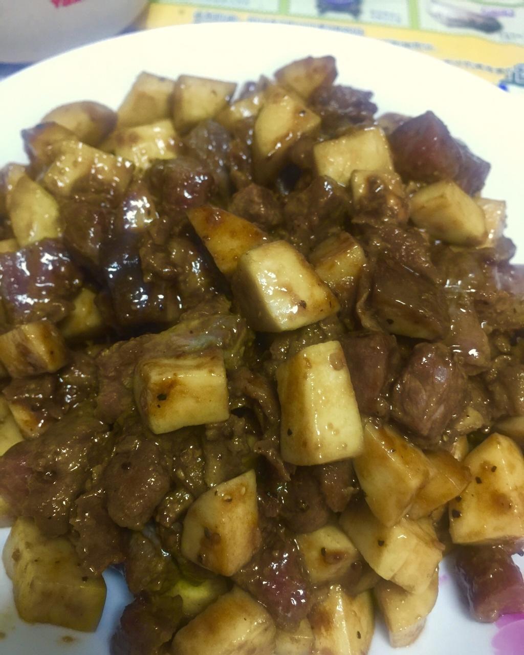【山姆厨房】黑椒牛眼肉炒年糕
