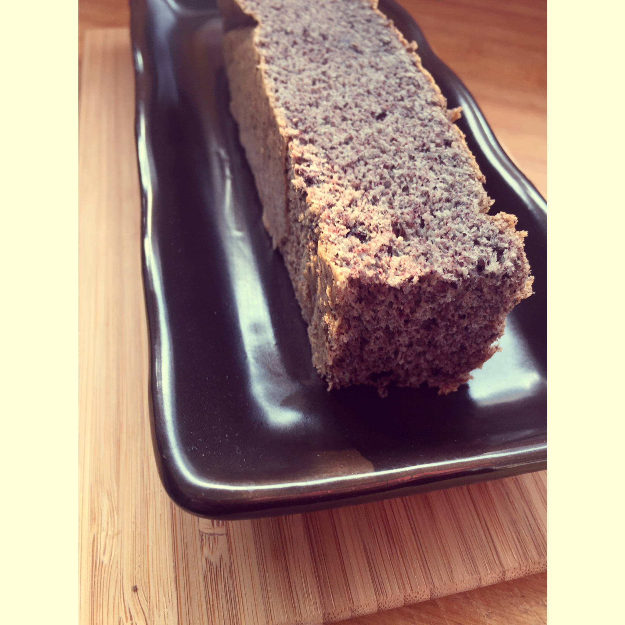 浓豆浆黑米戚风