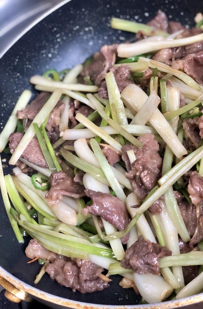 【懒人快手菜】荞头炒牛肉