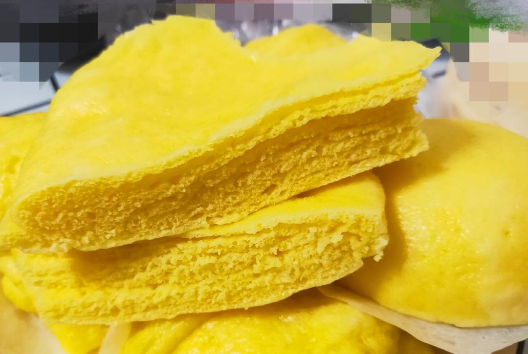 玉米面发面千层饼