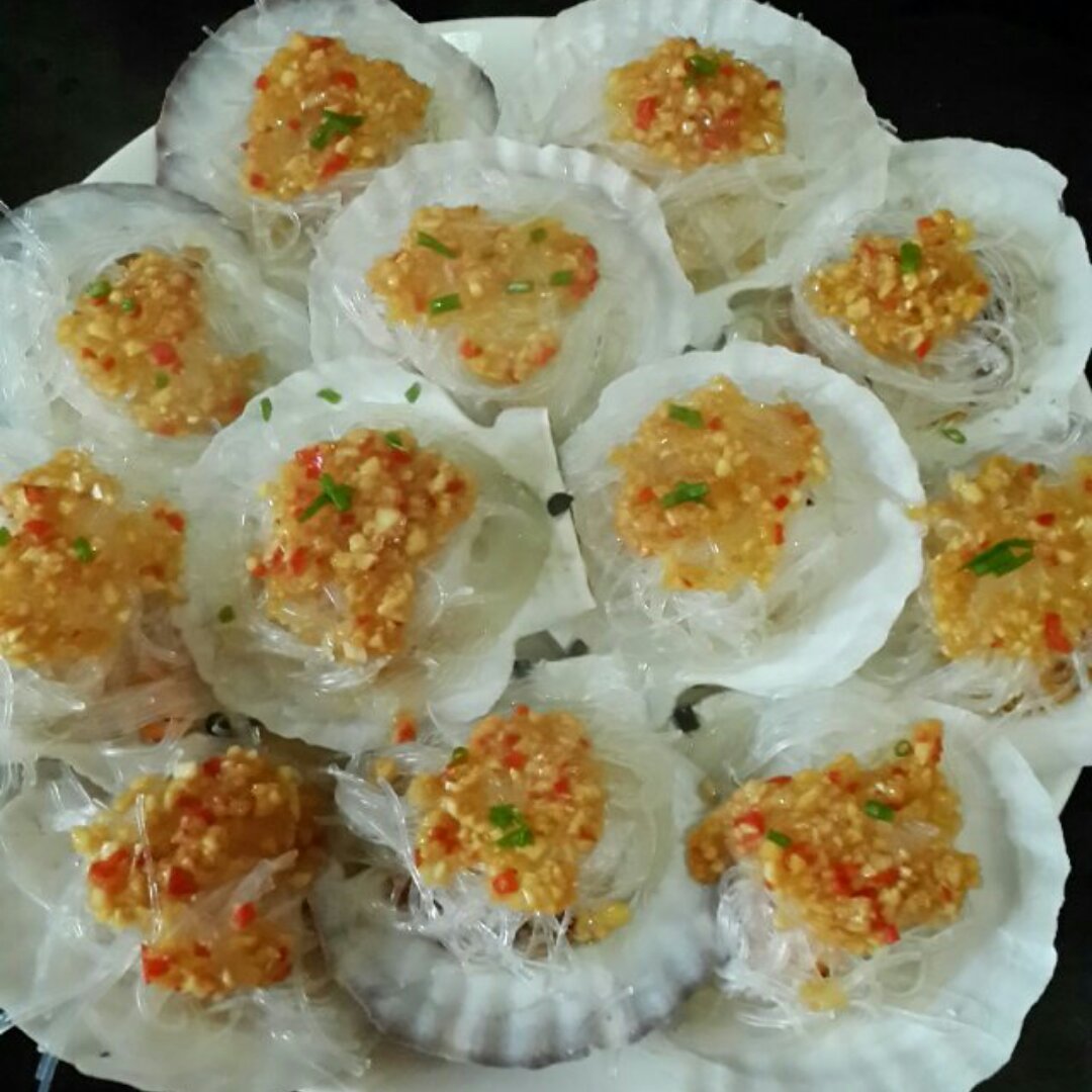 蒜蓉粉丝蒸扇贝