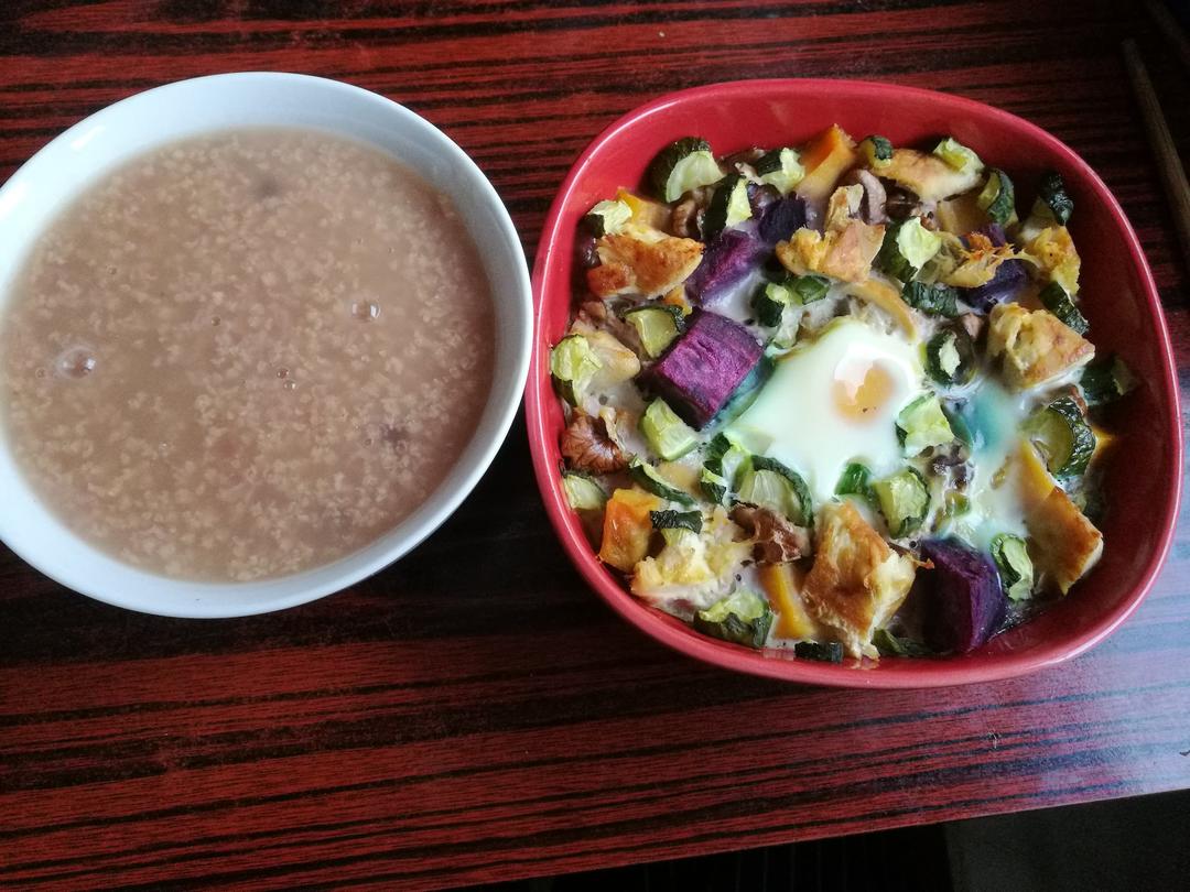 紫薯烤蛋（减肥增肌餐）