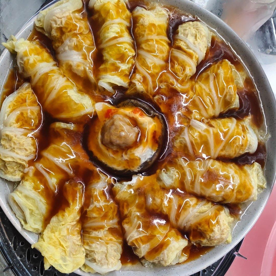 【白菜酿肉】一个有着好寓意的娃娃菜肉卷
