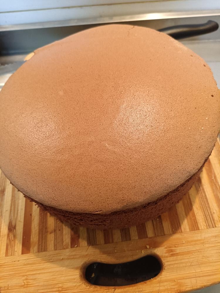 可可戚风蛋糕～8寸～百分百成功