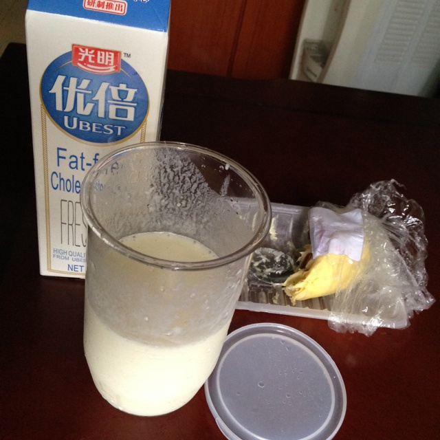 最简单的榴莲牛奶