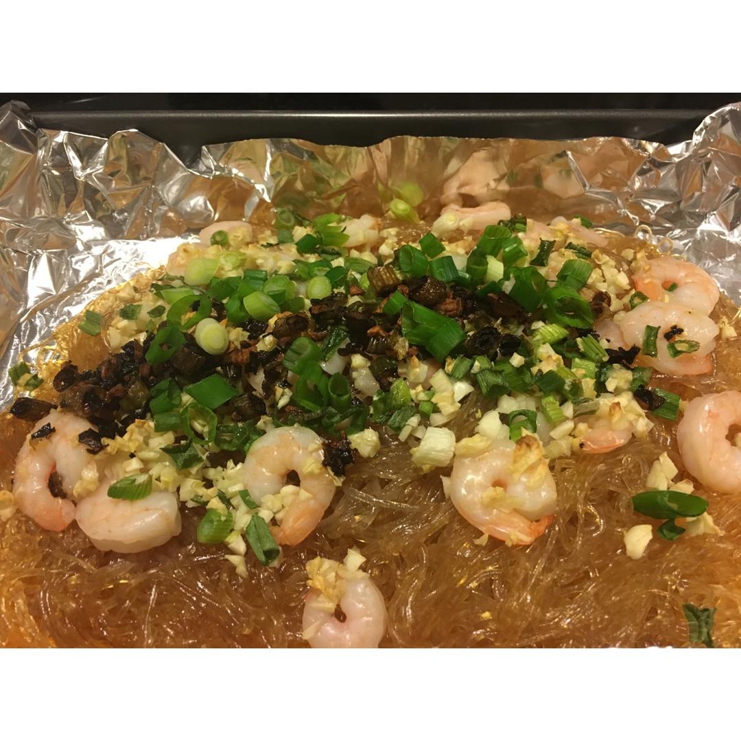 蒜蓉粉丝烤虾